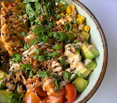 Poke bowls